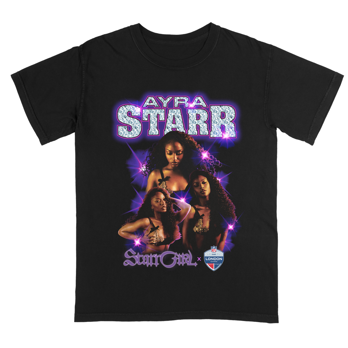 Ayra Starr Starrgirl NFL Tee front